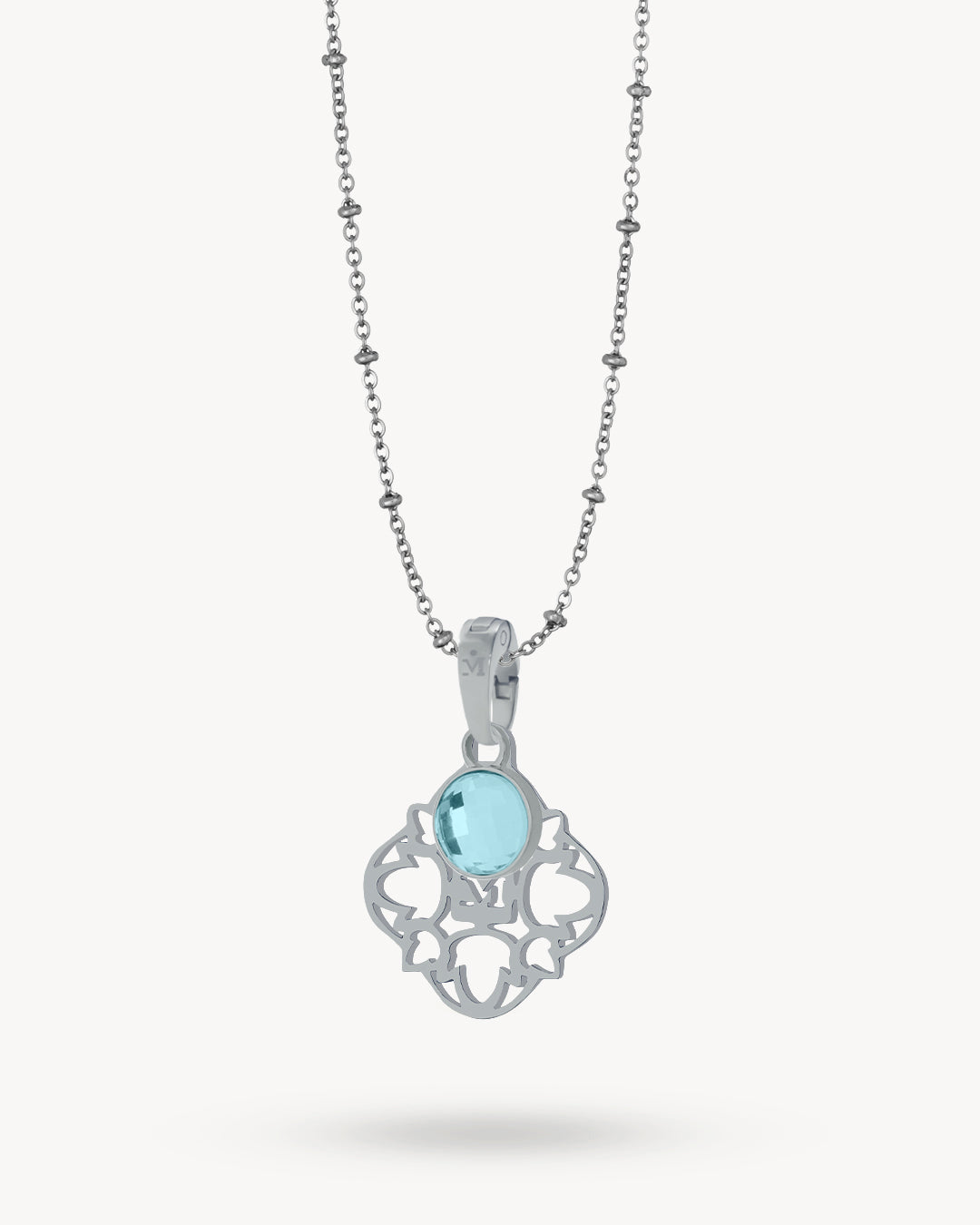 Hollow Friendship Birthstone Necklace Set