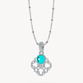 Hollow Friendship Birthstone Necklace Set