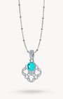 Hollow Friendship Birthstone Necklace Set