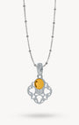 Hollow Friendship Birthstone Necklace Set