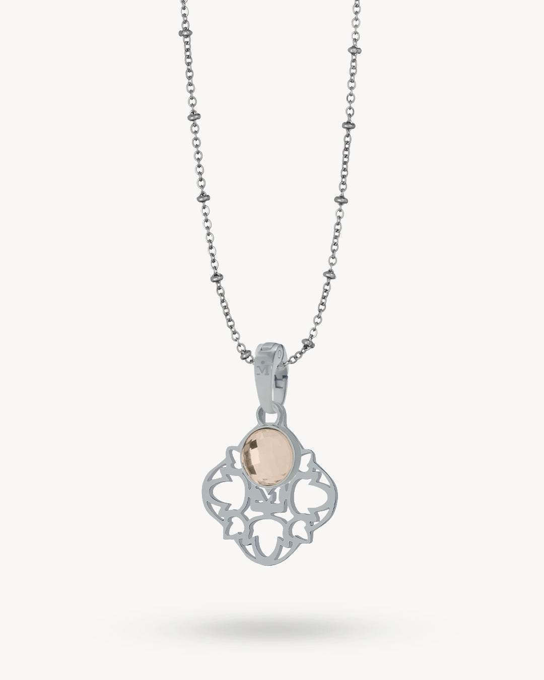 Hollow Friendship Birthstone Necklace Set