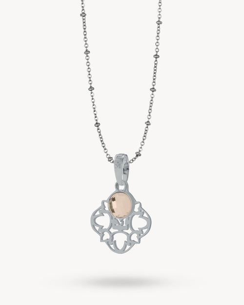 Hollow Friendship Birthstone Necklace Set