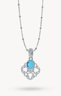 Hollow Friendship Birthstone Necklace Set