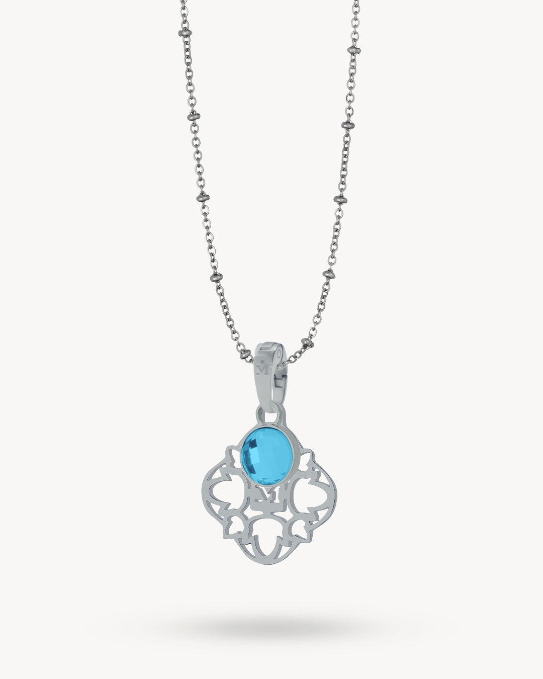 Hollow Friendship Birthstone Necklace Set