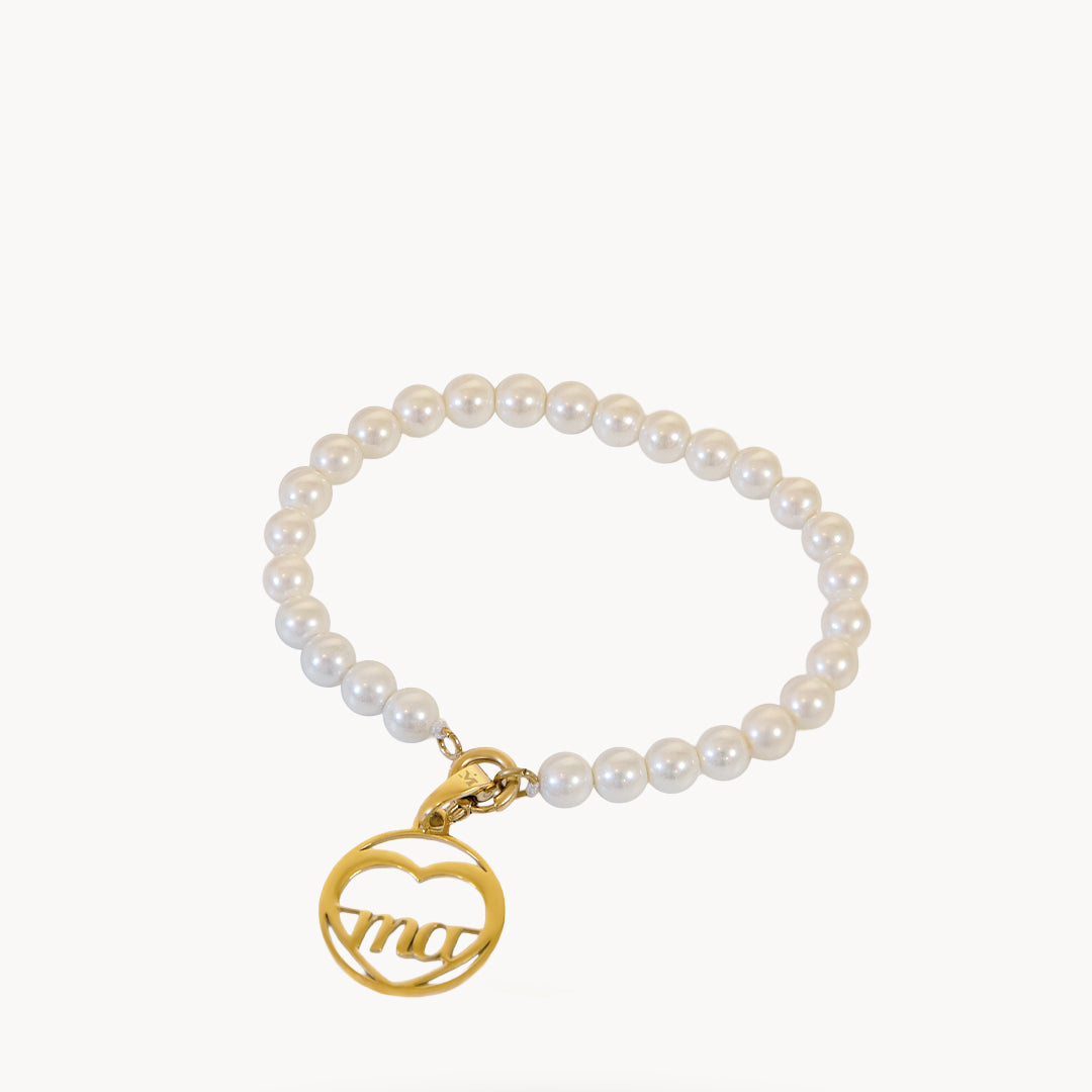 Ma Dainty Pearl Bracelet Set
