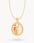 Butterfly Protection Birthstone Halo Necklace Set