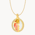 Butterfly Protection Birthstone Halo Necklace Set