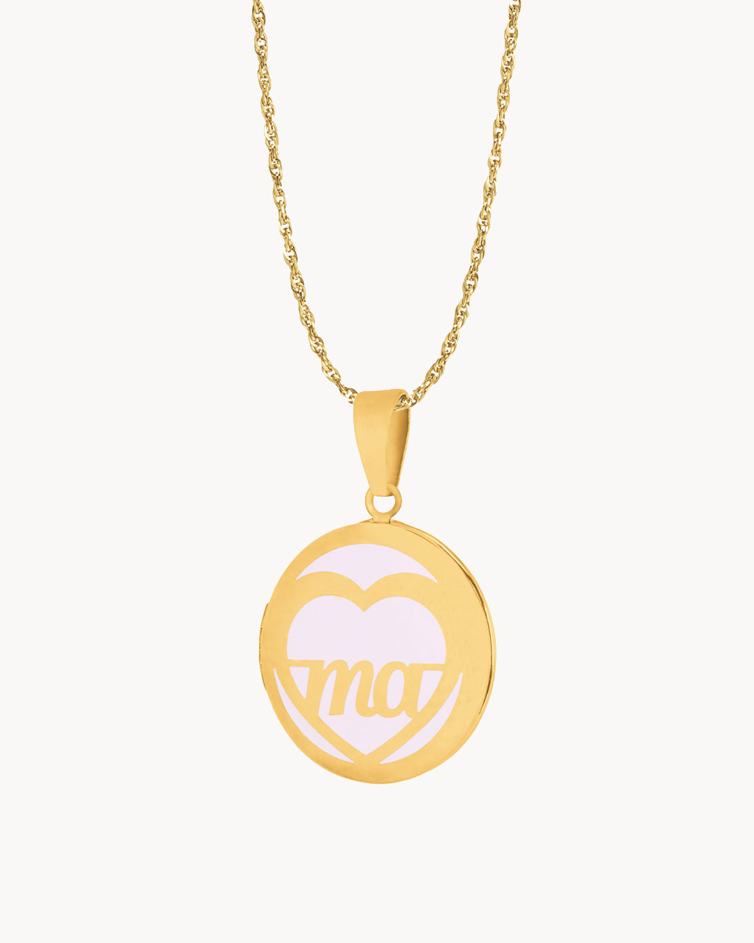 Ma Locket Necklace Set