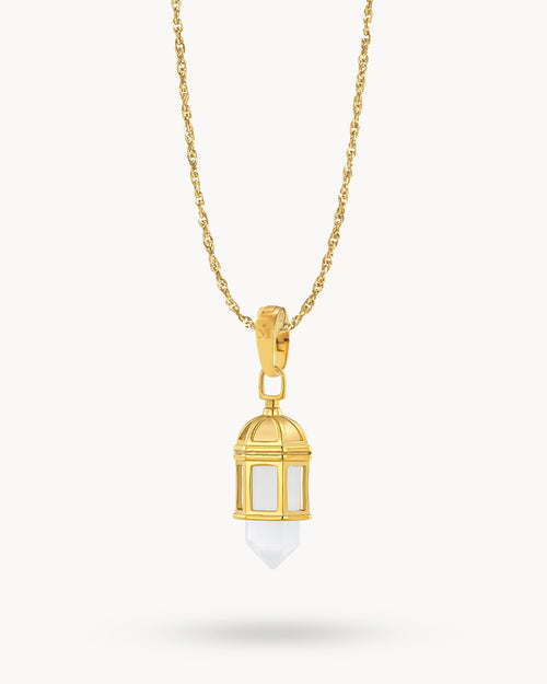 White Gardjola Necklace Set