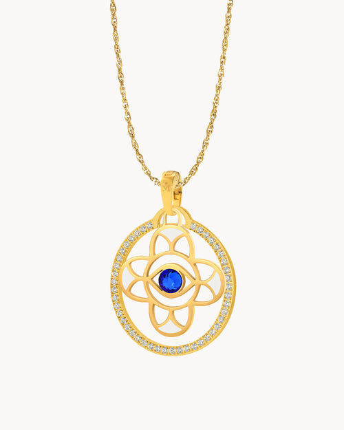 Evil Eye Maduma Necklace Set