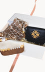 Bizzilla Brown Scarf and Kavallieri Wallet Set