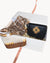 Bizzilla Brown Scarf and Kavallieri Wallet Set