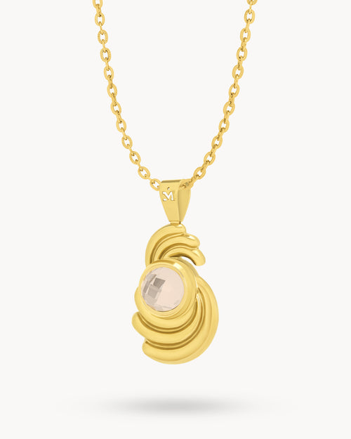 October Birthstone Bebbuxu Dainty Twist Necklace Set