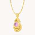 February Birthstone Bebbuxu Dainty Twist Necklace Set