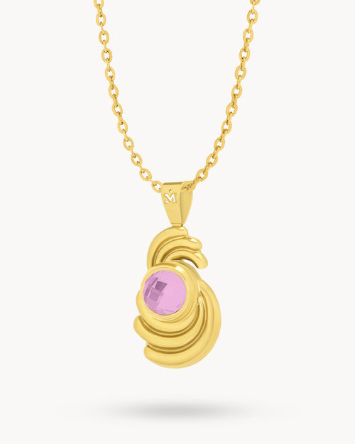February Birthstone Bebbuxu Dainty Twist Necklace Set