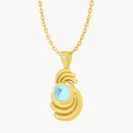 March Birthstone Bebbuxu Dainty Twist Necklace Set