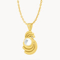 April Birthstone Bebbuxu Dainty Twist Necklace Set