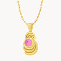July Birthstone Bebbuxu Dainty Twist Necklace Set