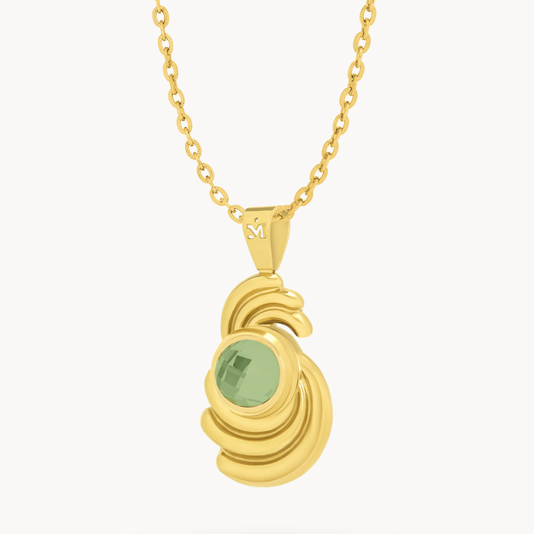 August Birthstone Bebbuxu Dainty Twist Necklace Set
