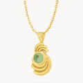 August Birthstone Bebbuxu Dainty Twist Necklace Set