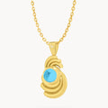 September Birthstone Bebbuxu Dainty Twist Necklace Set