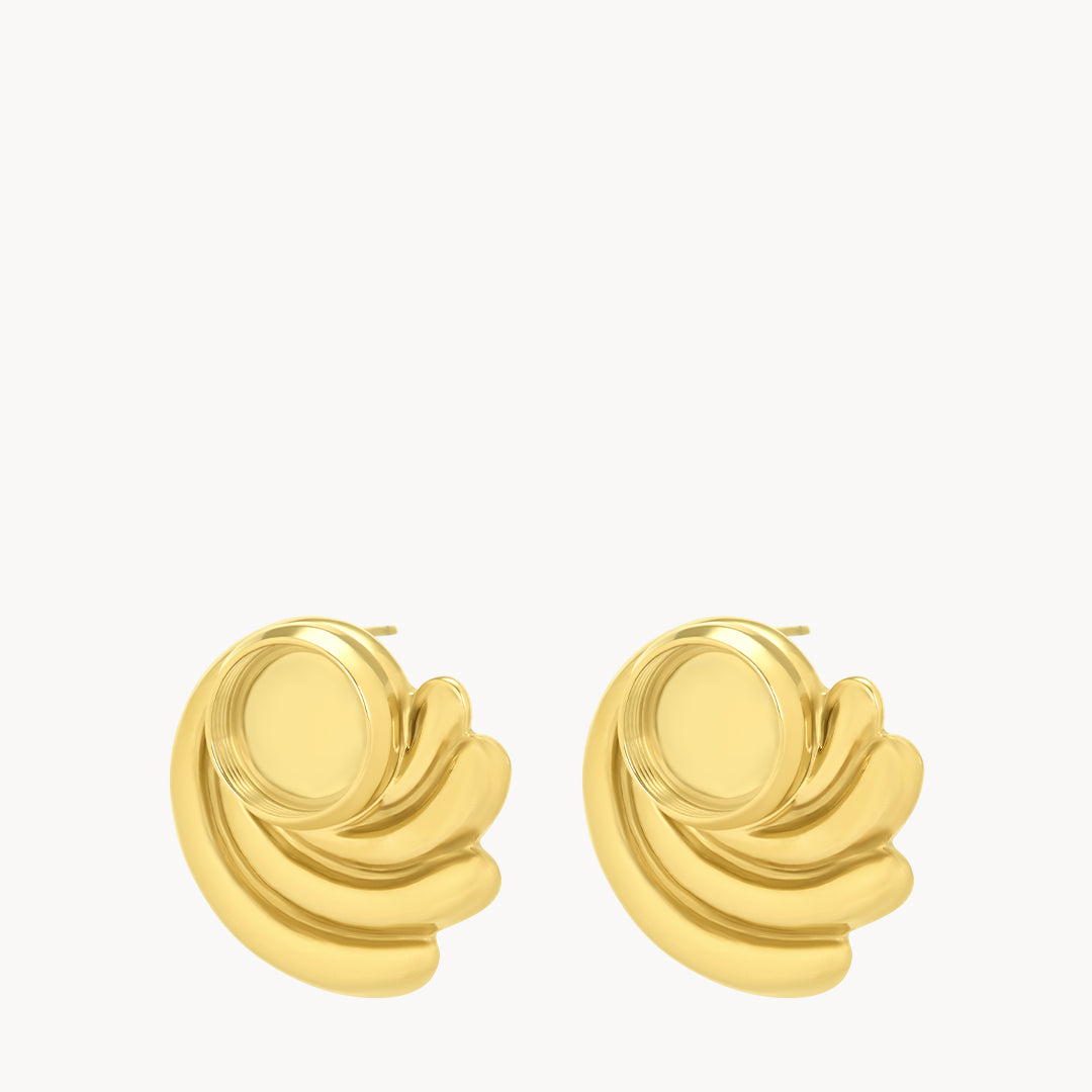 Bebbuxu Dainty Twist Stud Earrings