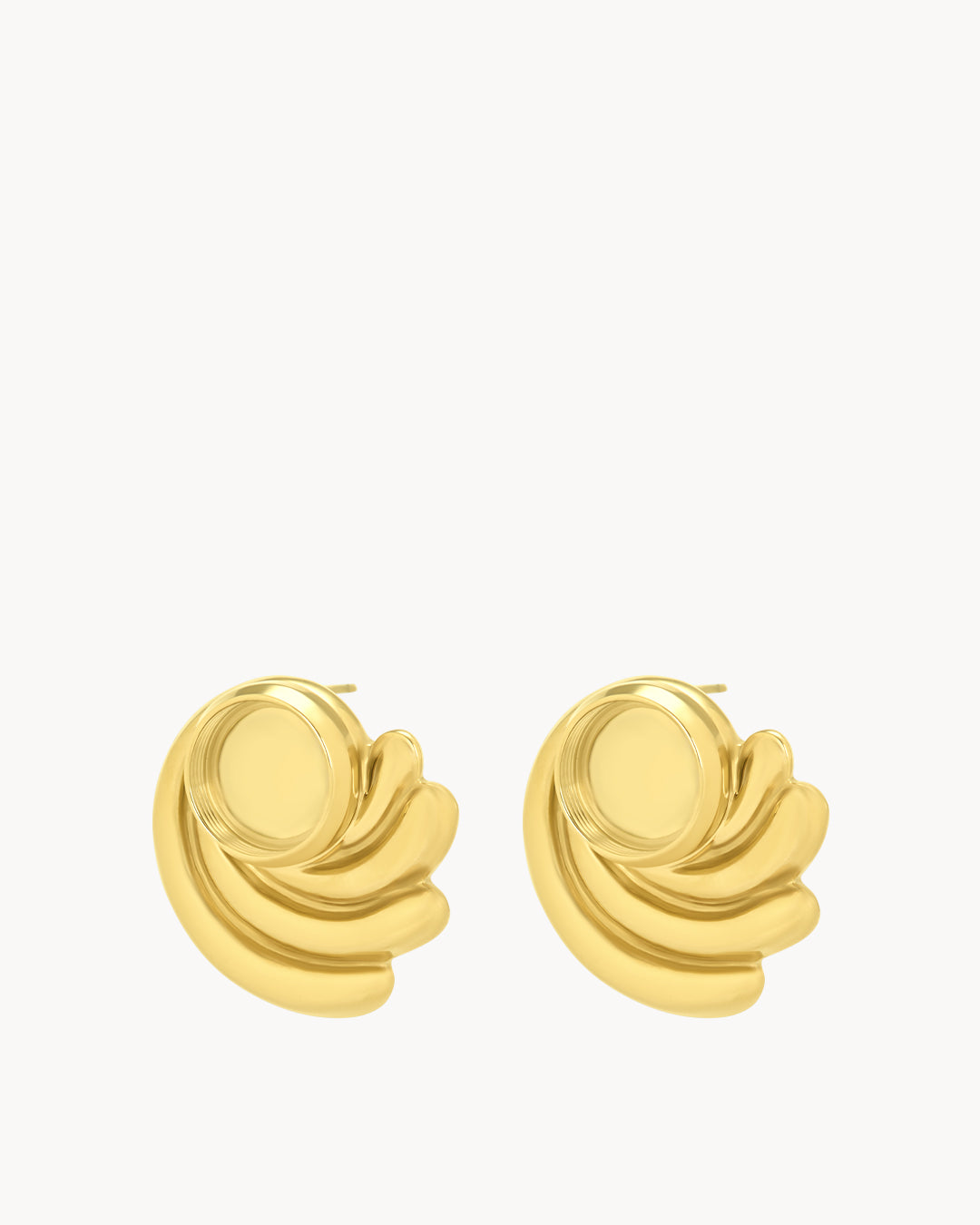 Bebbuxu Dainty Twist Stud Earrings