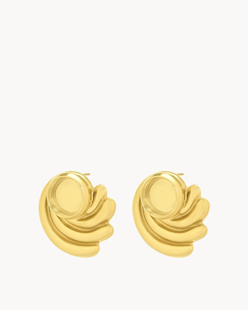Bebbuxu Dainty Twist Stud Earrings