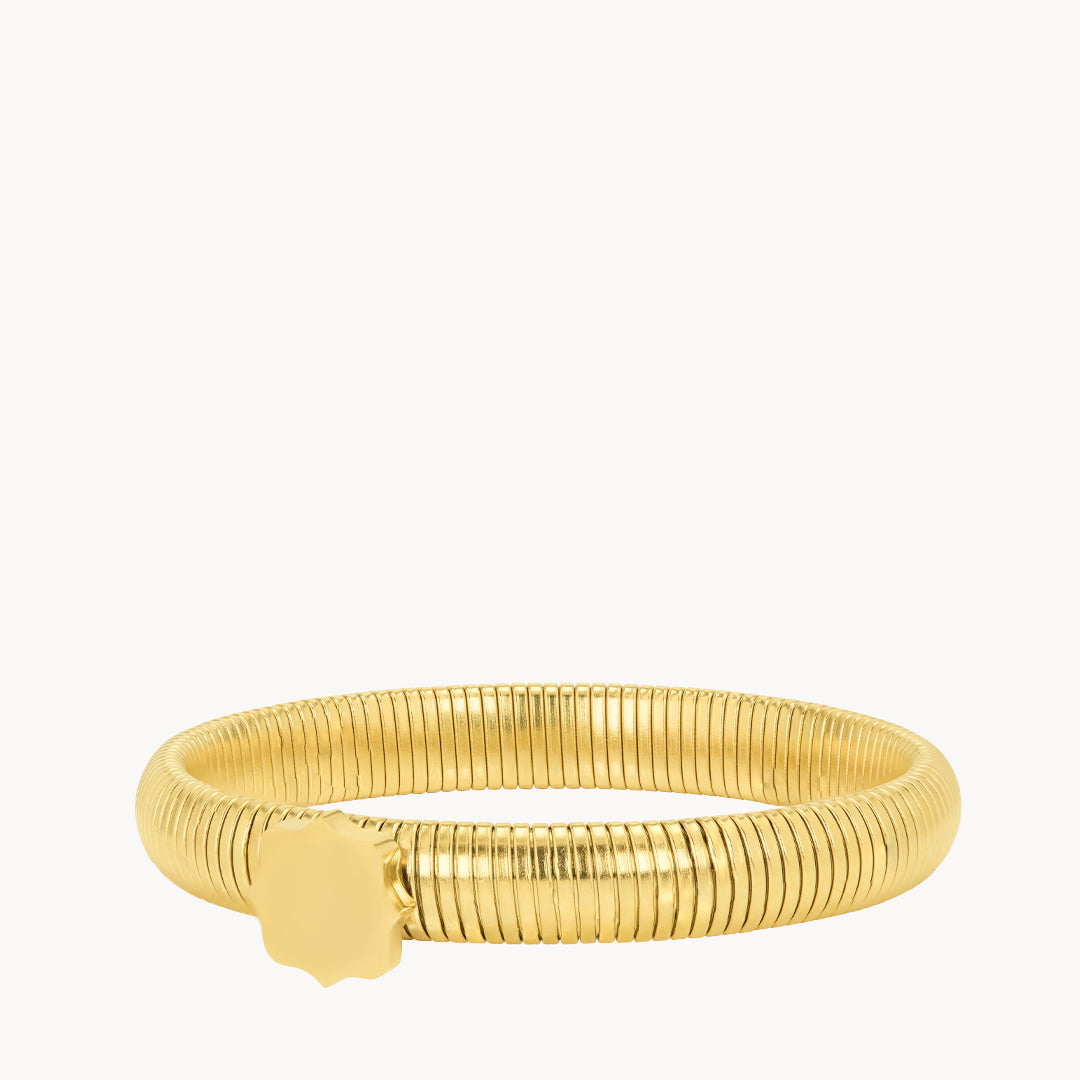 Bebbuxu Flexible Initial Bangle