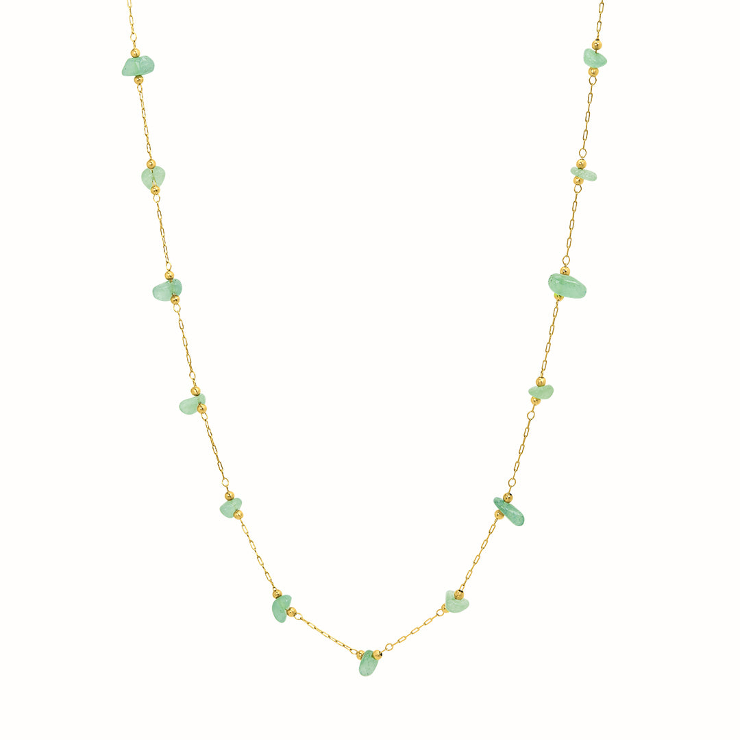 Jade Tin Cup Choker