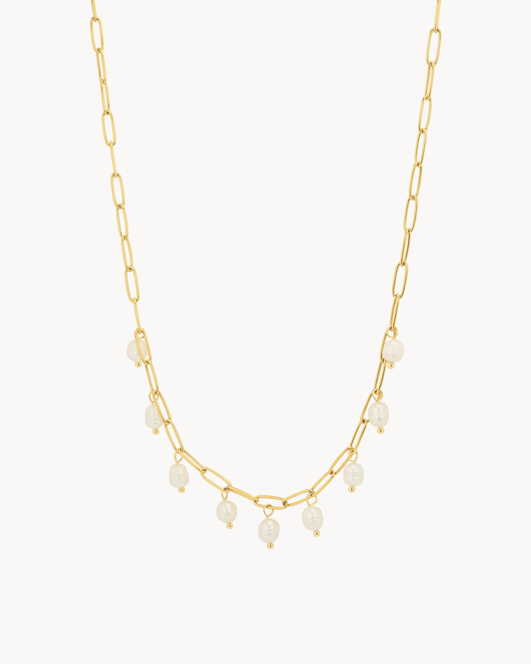 Timeless Fresh Pearl Link Necklace