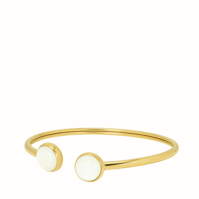 Protection Mother of Pearl Signature Bangle