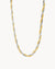 Double Snake Gold And Silver Chain Necklace