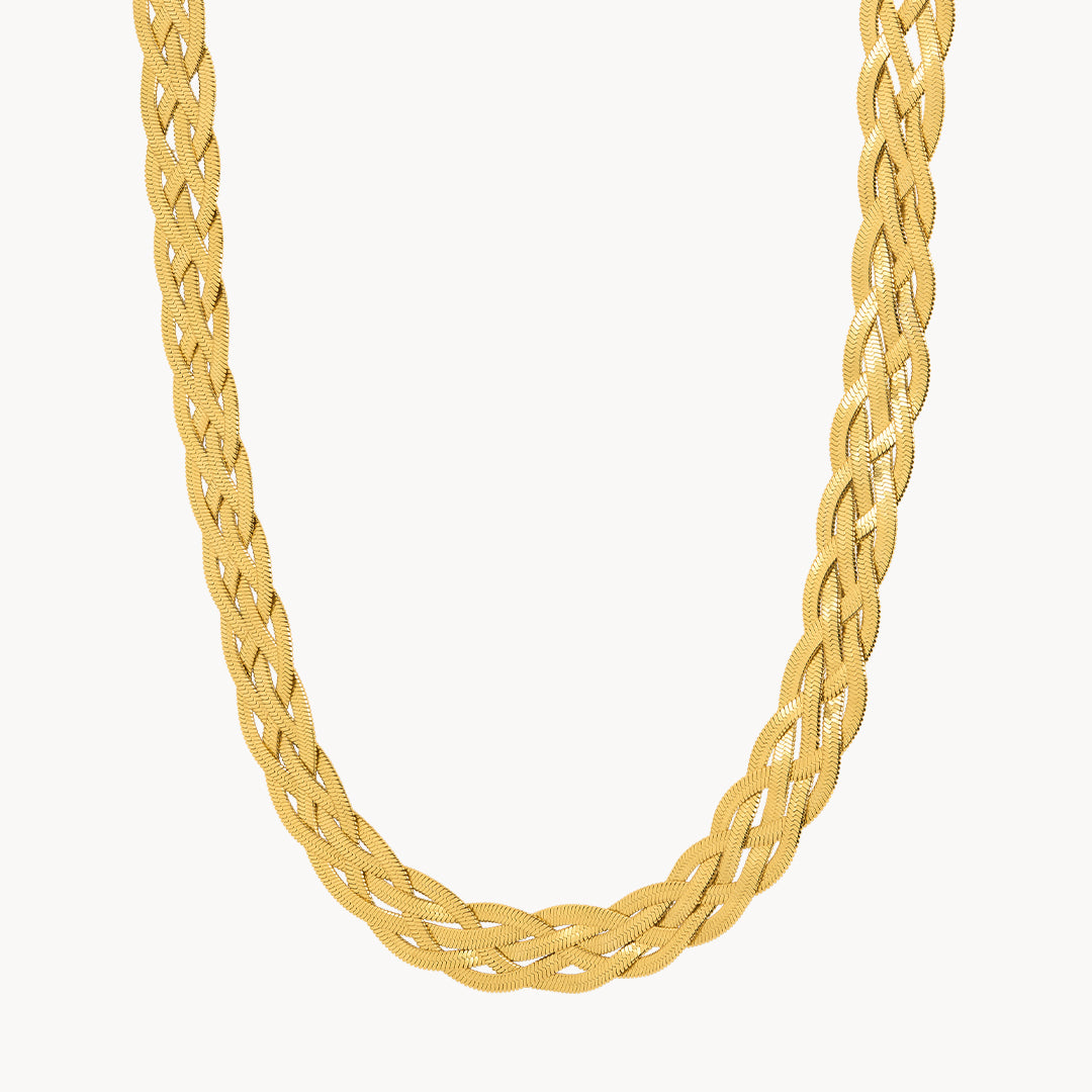 Braided Snake Chain Choker