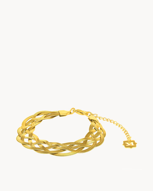 Braided Snake Chain Bracelet