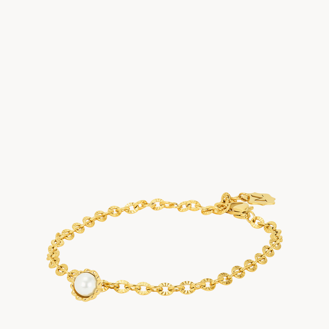 Timeless Pearl Bud Anklet