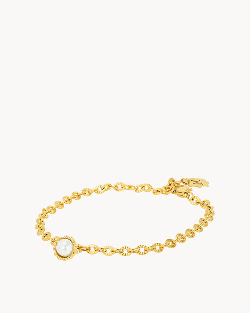 Timeless Pearl Bud Anklet