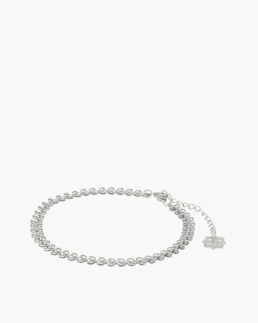 Petal Silver Anklet