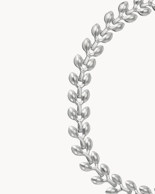 Petal Silver Anklet