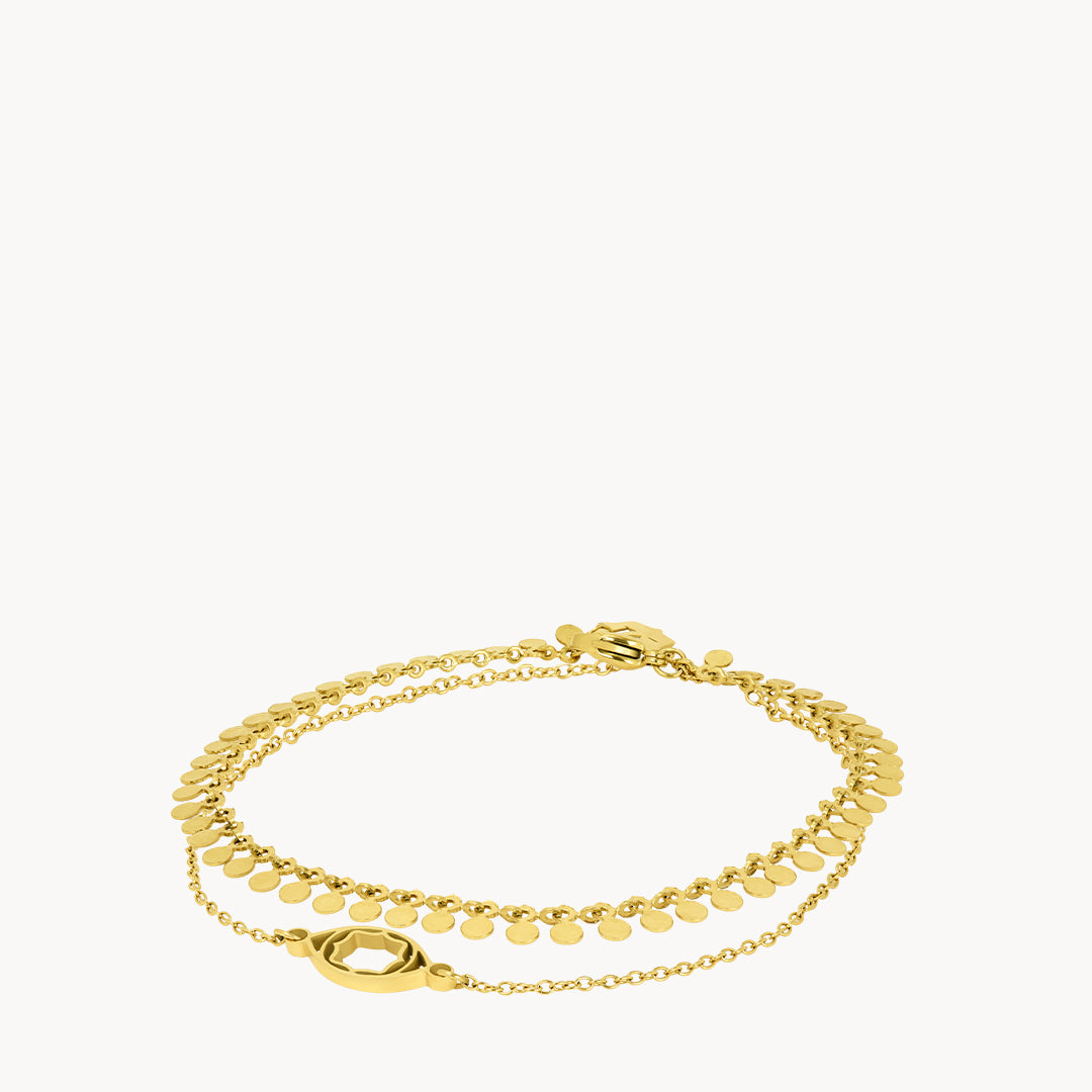 Luzzu Eye Double Anklet