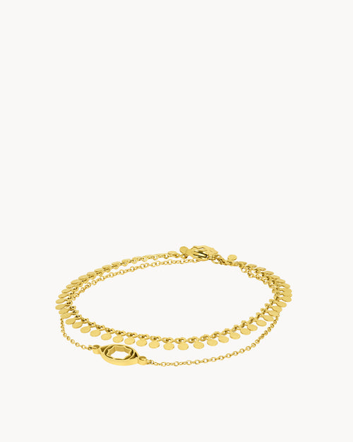 Luzzu Eye Double Anklet