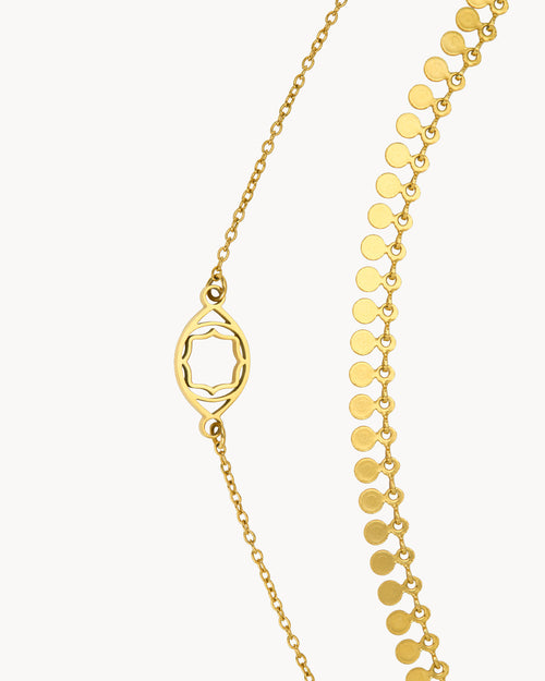 Luzzu Eye Double Anklet