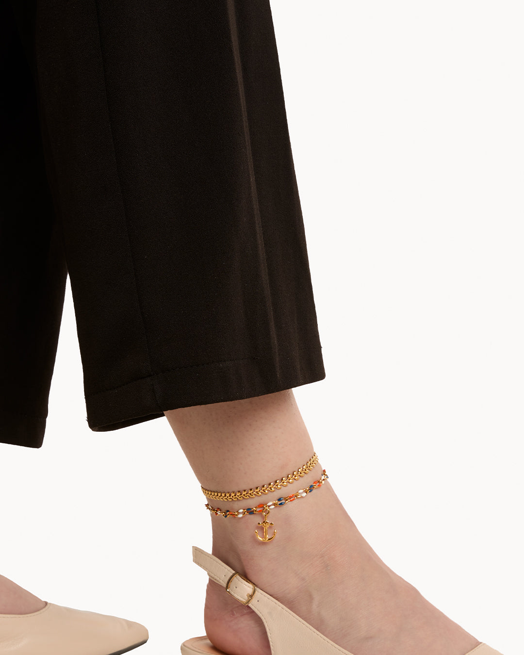 Anchor Link Anklet