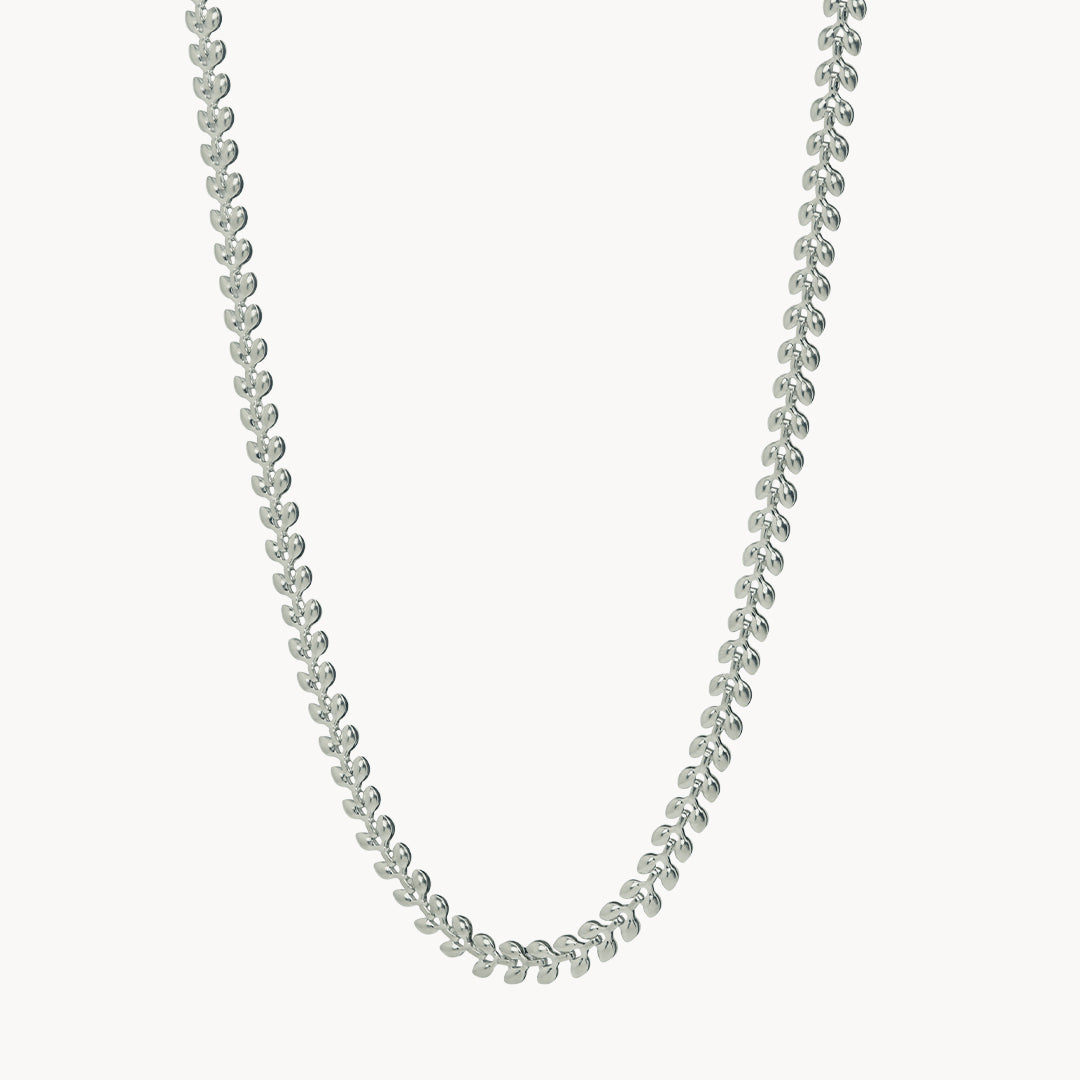 Petal Silver Choker