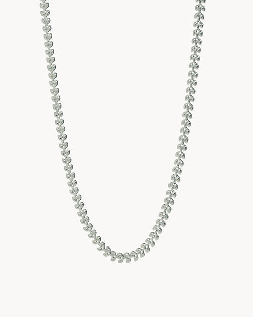 Petal Silver Choker