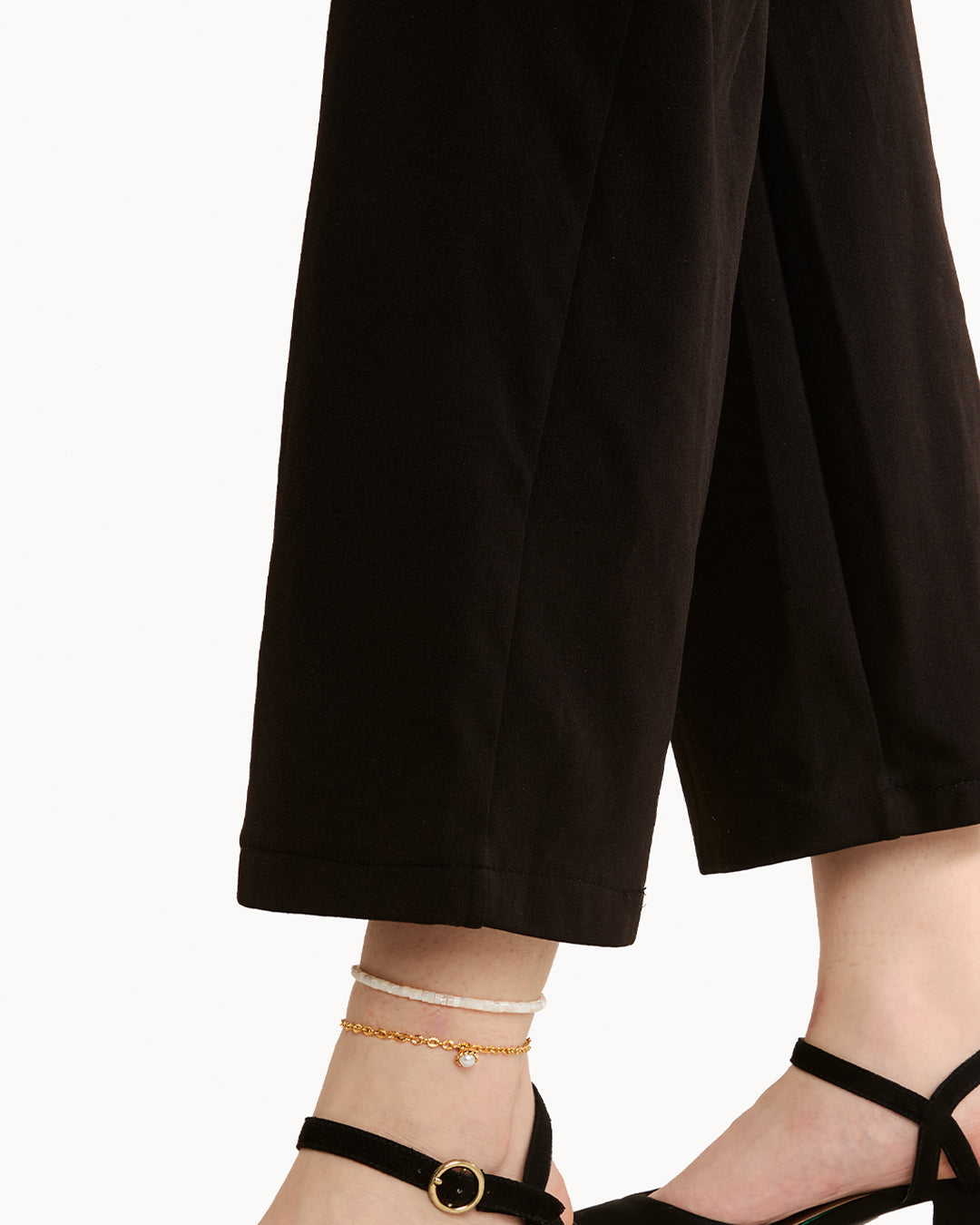 White Protection Mother of Pearl Anklet