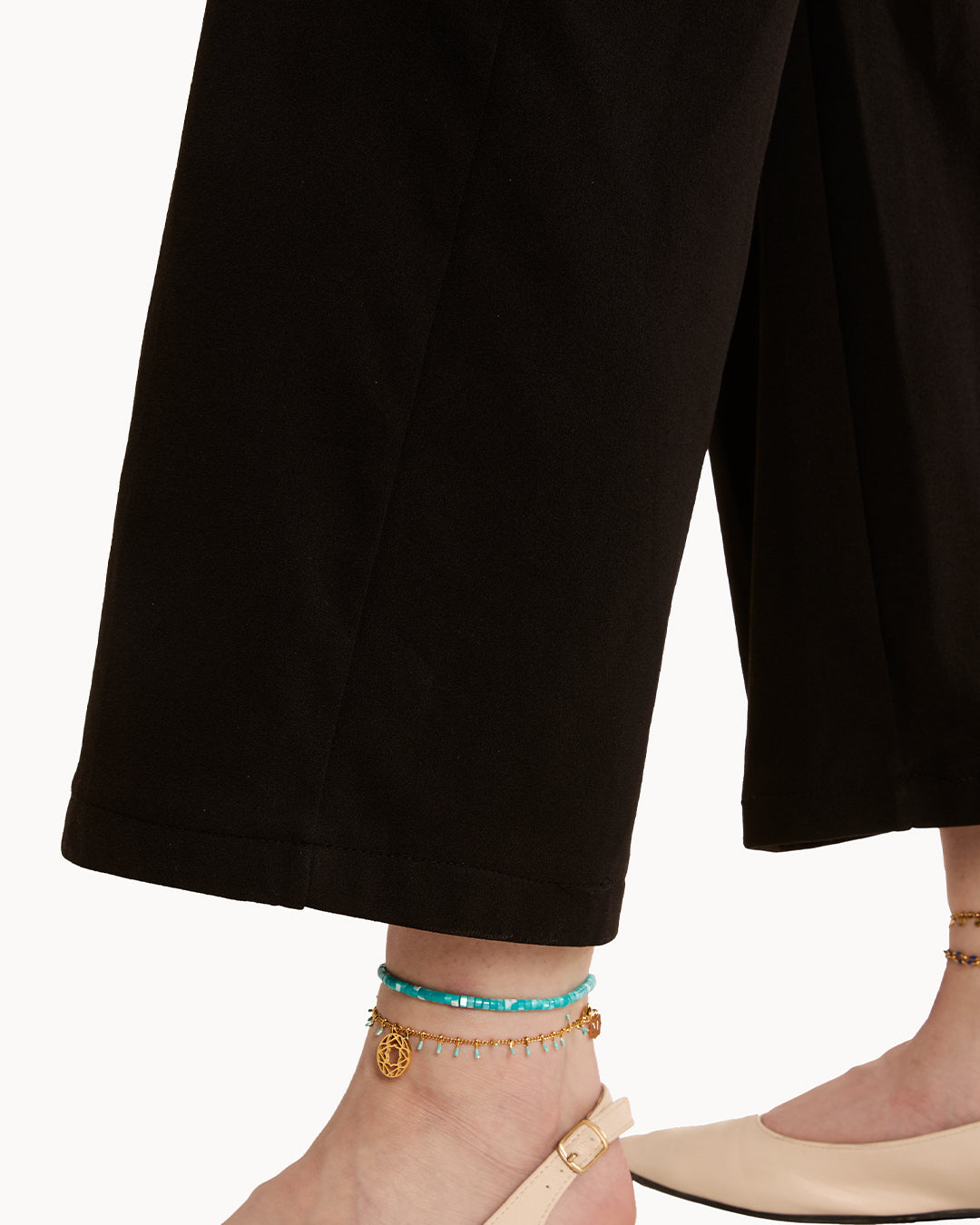 Blue Protection Mother of Pearl Anklet