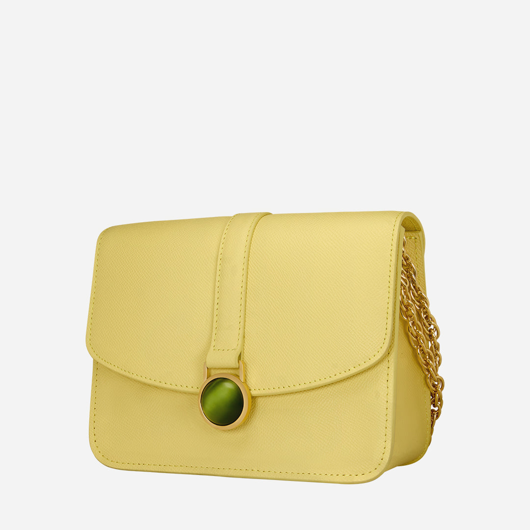 Butter Yellow Mvintage Twist Handbag