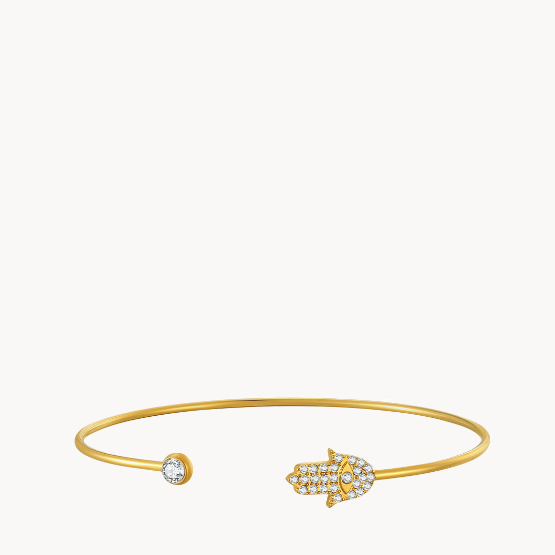 Hand Of Fatima Flexi Bangle