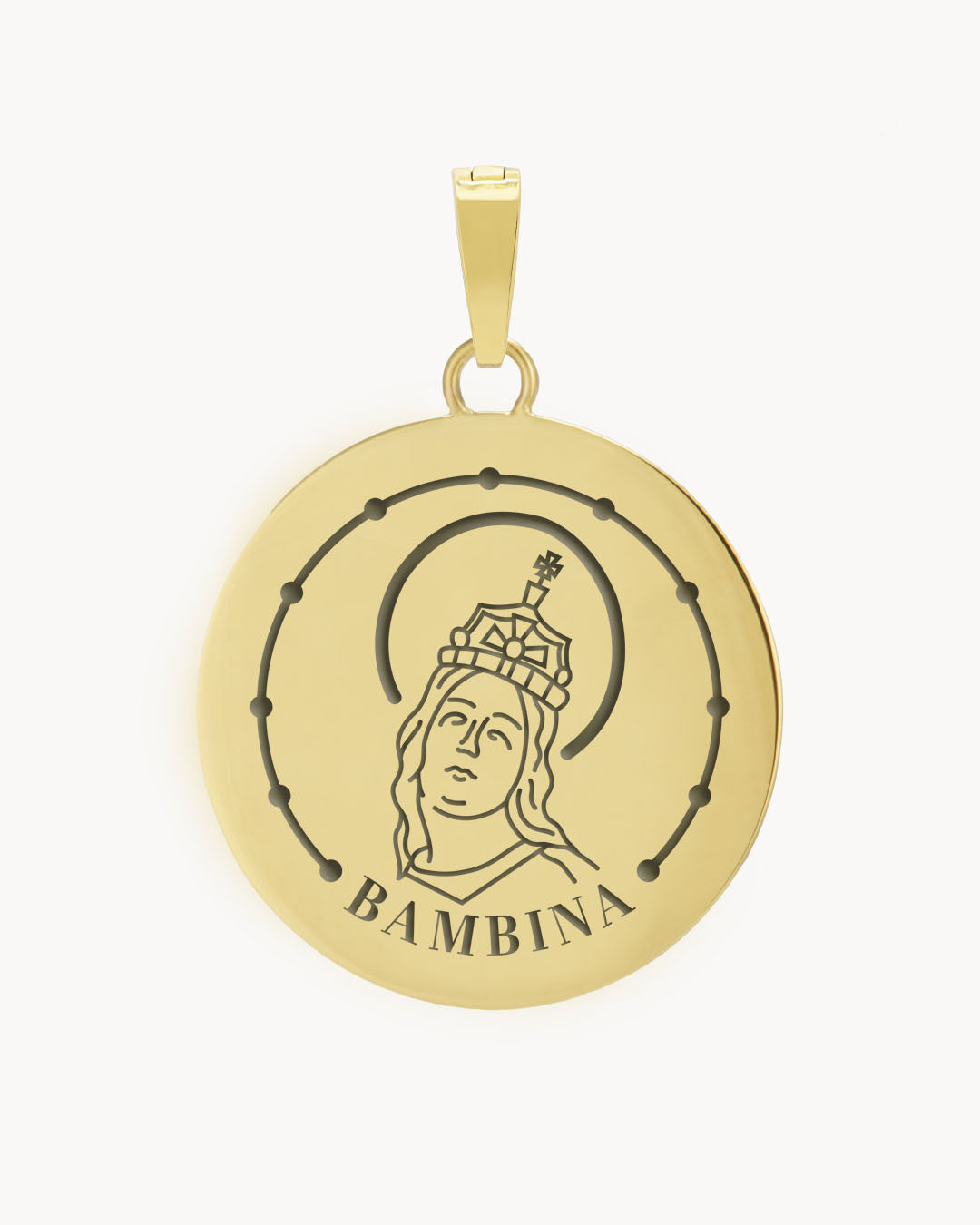 Marija Bambina Pendant, Gold